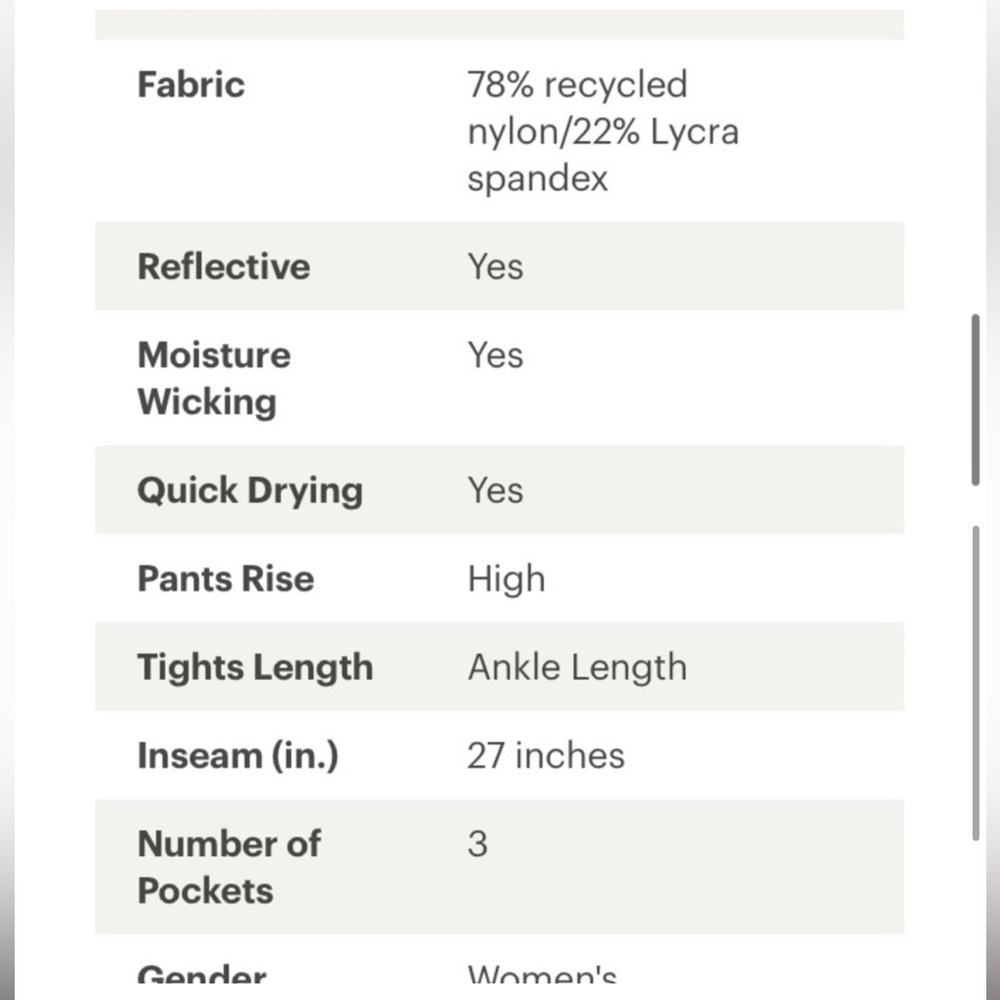 Athleta Rainier Tight - Picture 10 of 14